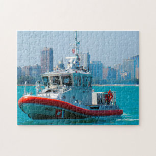 Bateau de protection côtière. Jigsaw Puzzle
