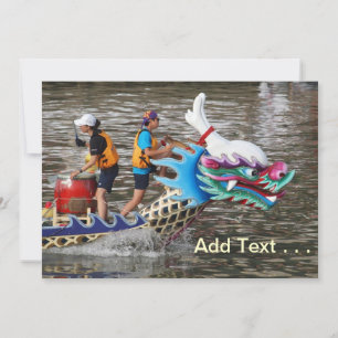 Bateau Dragon Traditionnel Courses Sur Le Bas De L