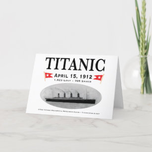 Bateau fantôme Titanic : Papeterie : Cartes de voe