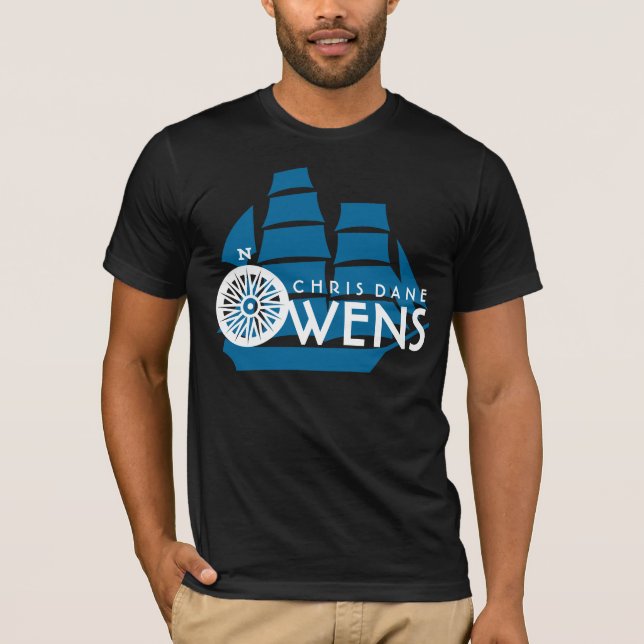 Bateau grand CDO-Détruit de T-shirt (Devant)