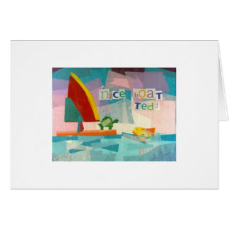 Bateau intéressant, Ted !