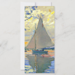 Bateau Monet à voile sur la carte Le Petit-Gennevi