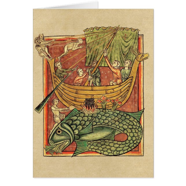 Bateau naufragé sur une baleine (Devant)