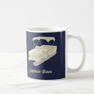 Bateau Pontoon Bateau Personnalisé Café Mug Marine