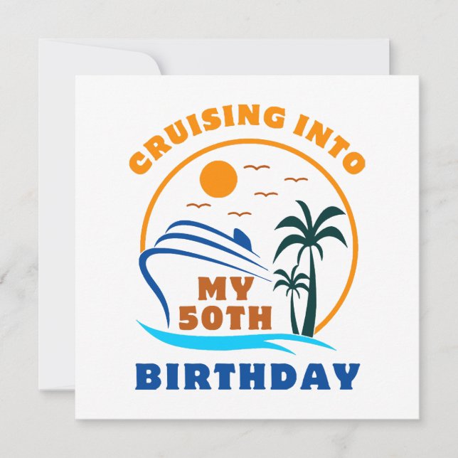 Bateau pour mes 50 ans de croisière (Devant)
