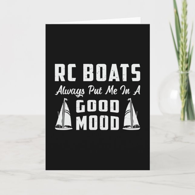 Bateau RC Me Met De Bonne Humeur Modèle Drôles De  (Devant)