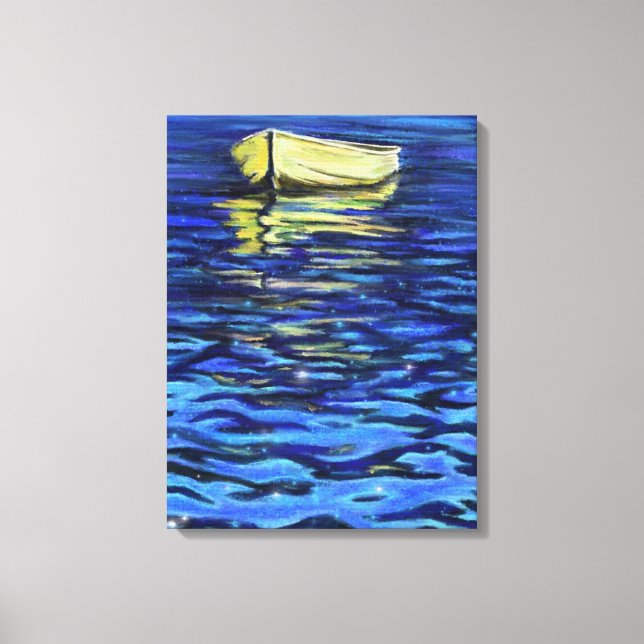 Bateau Sur La Toile De Mer Imprimer - Peinture (Recto)