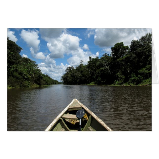 Bateau sur l'Amazonie (Devant Horizontal)