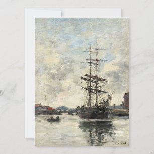 Bateau sur les Touques Eugene Boudin(Français, 182