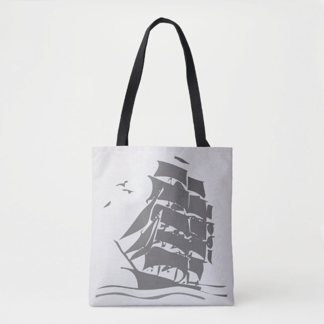 Bateau vintage, partout sac fourre-tout à (Devant)