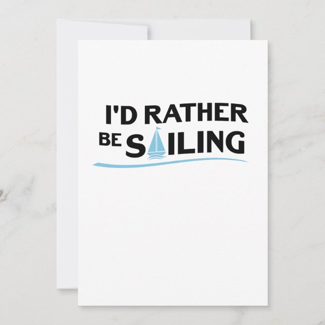 Bateau Voile Cadeau Hearbeat Funny Voilier (Devant)