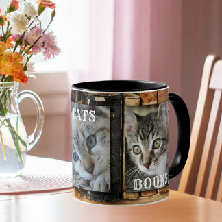 Bateaux à café personnalisés Livres Photo Mug