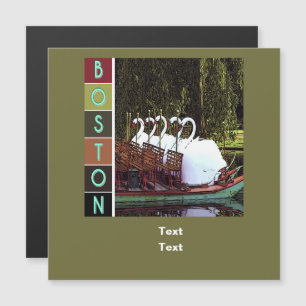 Bateaux à cygne en été - Boston