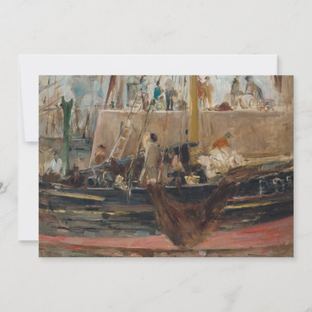 Bateaux à Quay | Berthe Morisot (Devant)