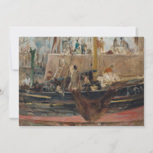 Bateaux à Quay   Berthe Morisot