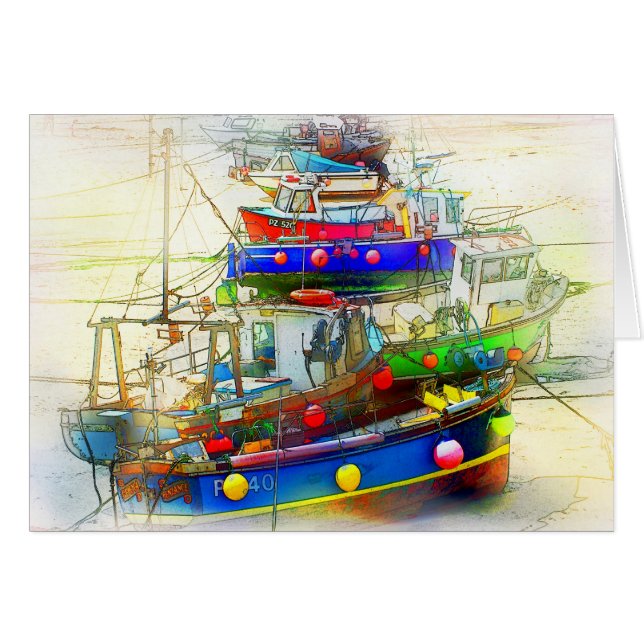 BATEAUX À ST. PORT IVES (Devant horizontal)