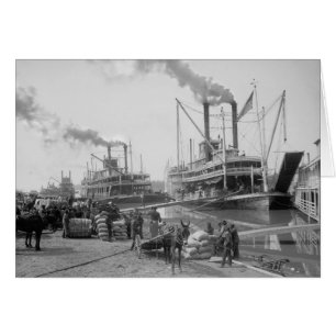 Bateaux à vapeur à Vicksburg, 1910