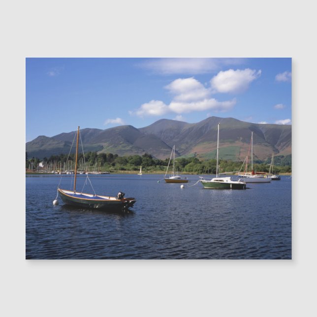 Bateaux à voile Dergone Water Keswick Cumbria (Devant)