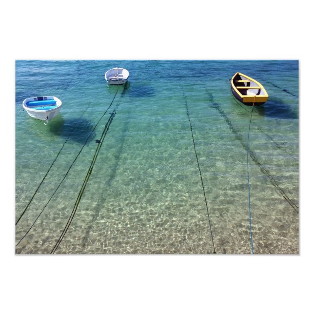 Bateaux au repos - Impression photo (19" x 13") (Devant)