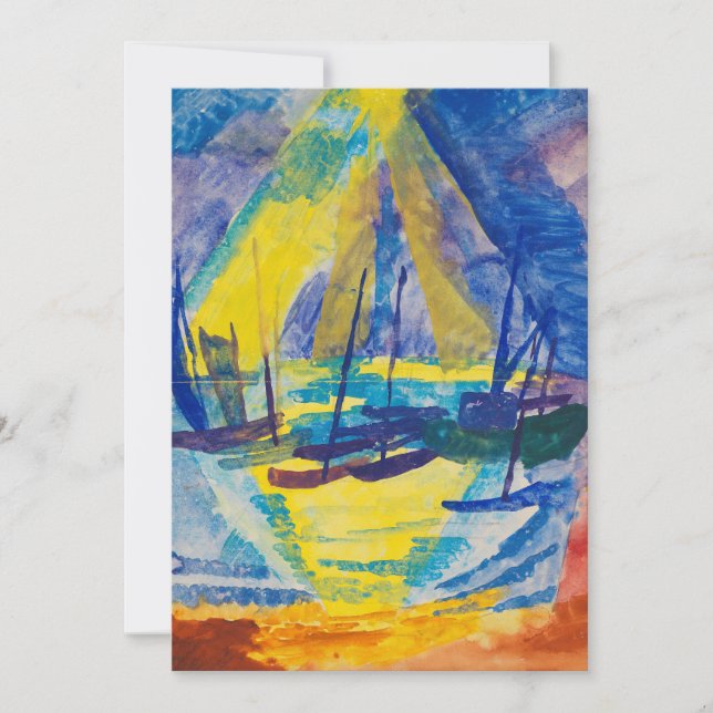 Bateaux au Soleil du Soir | Fritz Schaefler (Devant)