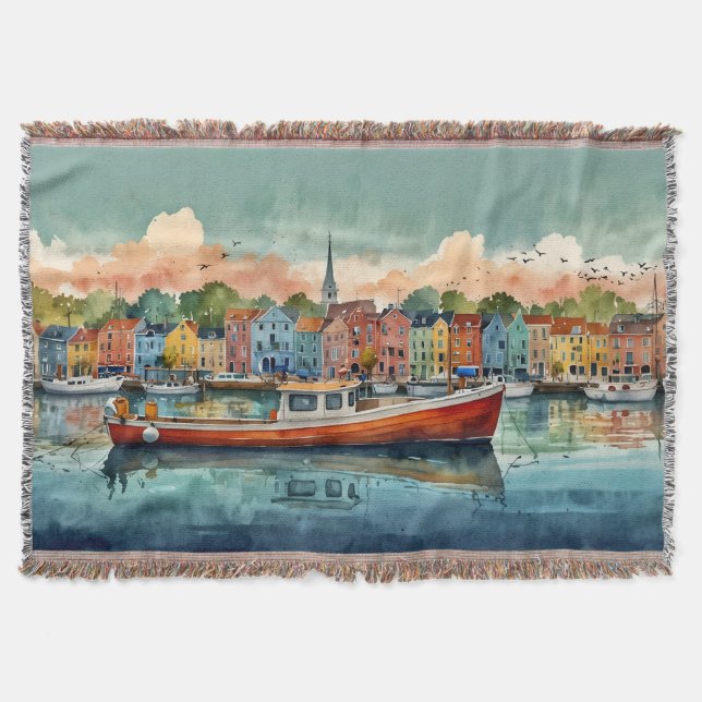 Bateaux d'accueil Jetez la couverture (Devant)