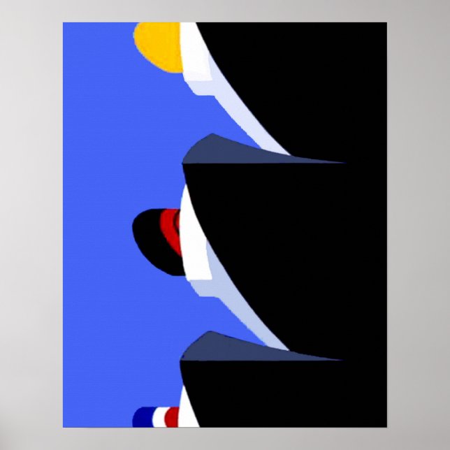 Bateaux de croisière Poster vintage Ocean Liner (Devant)