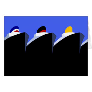 Bateaux de croisière Poster vintage Ocean Liner