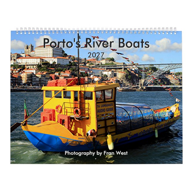 Bateaux de la rivière de Porto Calendrier 2027 (Protection)
