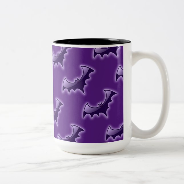 Bateaux de nuit pourpres Mug (Droit)