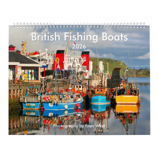Bateaux de pêche britanniques Calendrier 2026 (Protection)