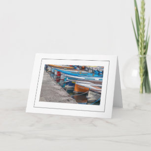 Bateaux de pêche voir carte de voeux