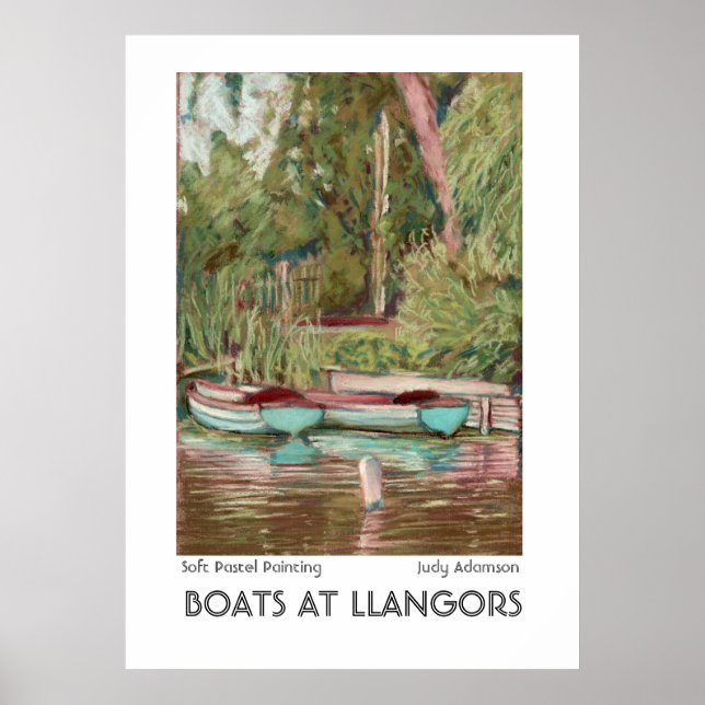 Bateaux Llanges Imprimer ou poster (Devant)