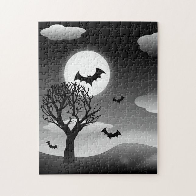 Bateaux volants dans le Puzzle Ciel Lune (Vertical)