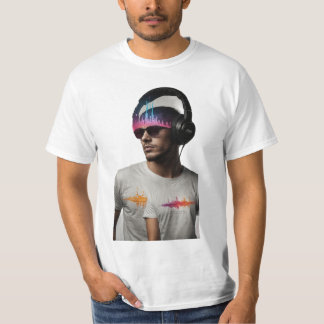 Bateaux Waveform : DJ Logo DJ Personnalisé T-Shirt