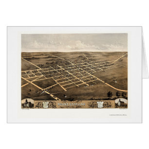 Bâti Sterling, carte panoramique de l'IL - 1869
