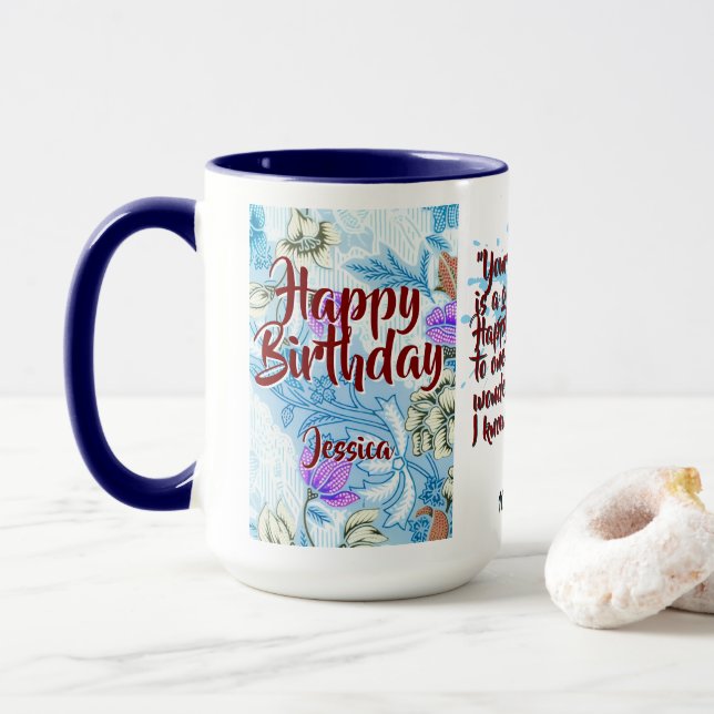 Batik Combo Mug CM12-01 Pisces (Avec donut)