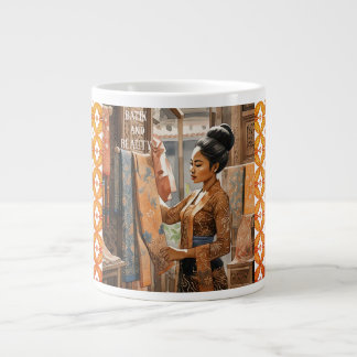 Batik et beauté Géant de café Mug