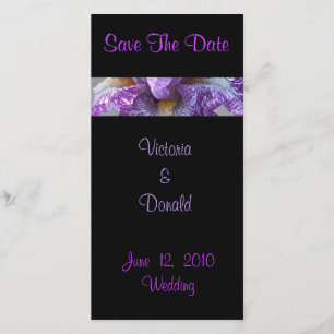 Batik Iris Sauvegarder La Date Carte photo