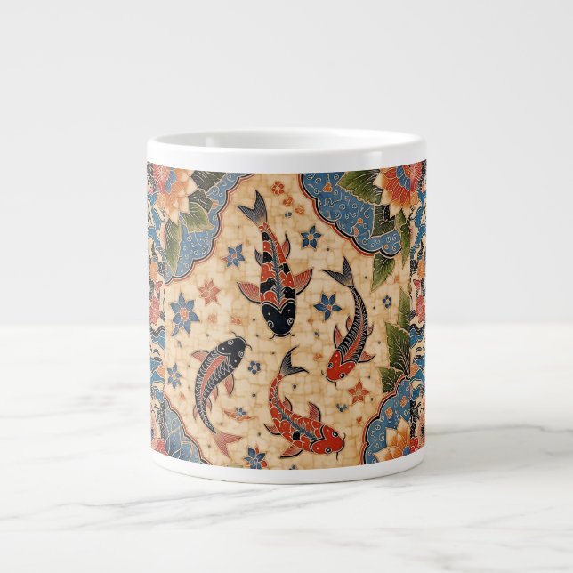 Batik Koi Fish Dreams, Spécialité Mug (Devant)