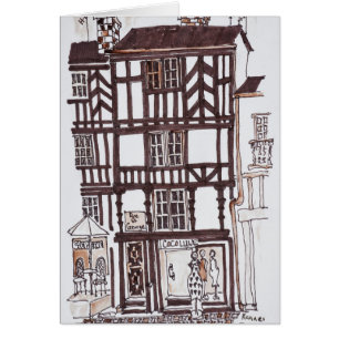 Bâtiment à colombages  Rennes, Bretagne, France