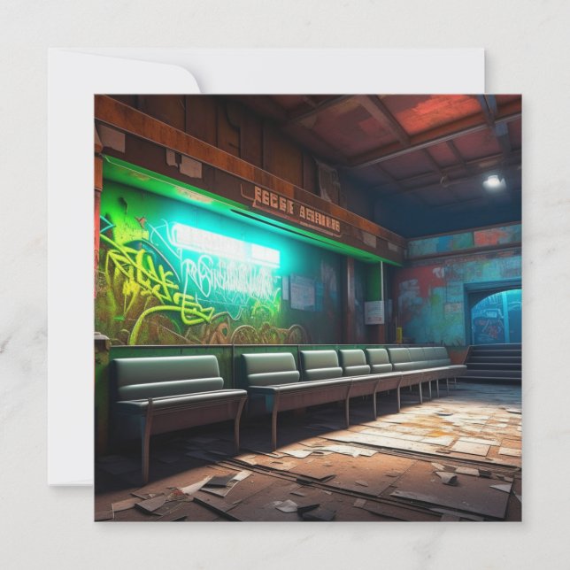 Bâtiment abandonné Décadage urbain (Devant)