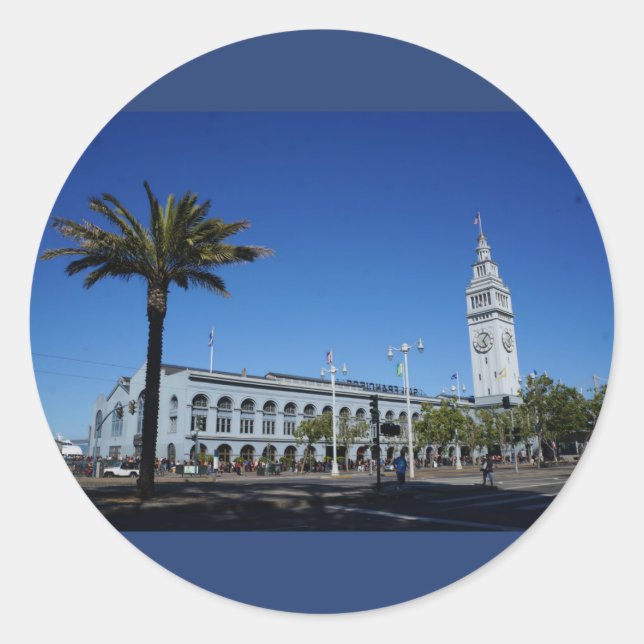 Bâtiment Ferry San Francisco #2 Stickers (Devant)