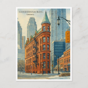 Bâtiment Gooderham Toronto Flatiron Carte postale