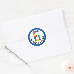 Bâtiment Stickers Party pour 6ème parti