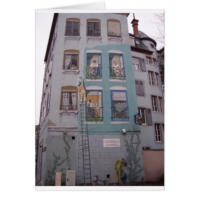 Bâtiment sur un bâtiment Peinture (Devant)