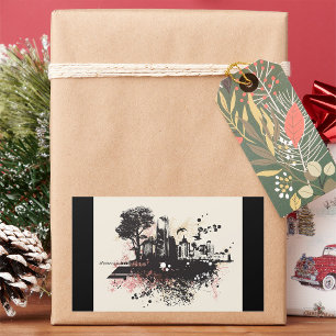 Bâtiments de la ville Tirage Stickers