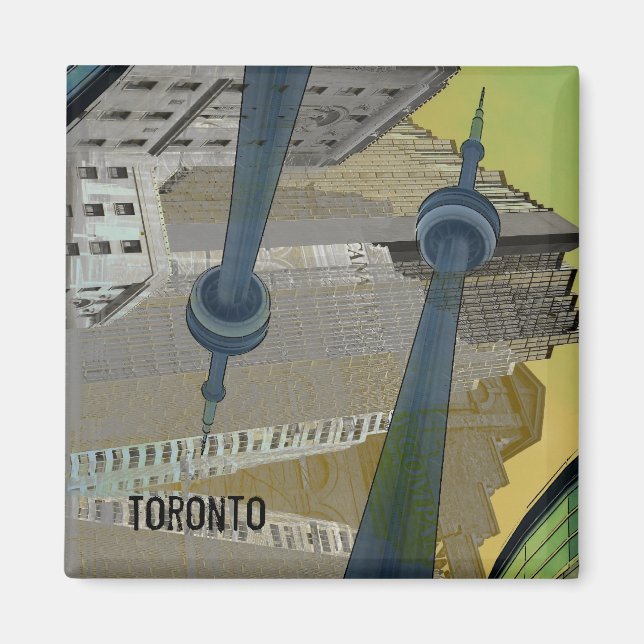 Bâtiments de Toronto avec aimant de tour CN (Devant)