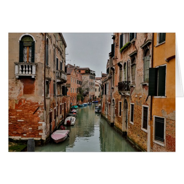 Bâtiments le long des canaux de Venise (Devant horizontal)