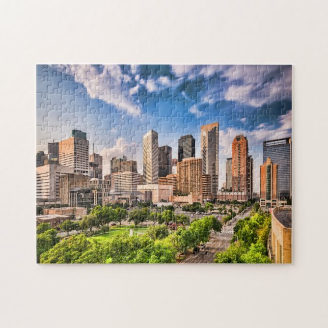 Bâtiments urbains de Houston Jigsaw Puzzle (Horizontal)