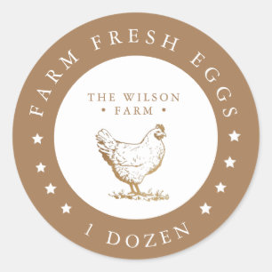 bâtisse en or étoiles Oeuf Carton Sticker